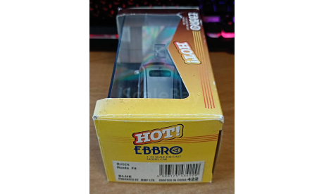 Honda Fit Mugen, Ebbro, 1:43, металл, масштабная модель, scale43