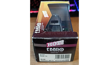 Honda Fit Mugen, Ebbro, 1:43, металл, масштабная модель, scale43