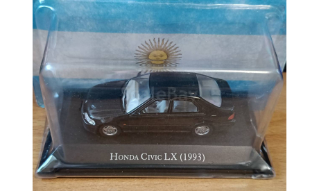 Honda Civic LX, 1993, Norev, 1:43, металл, масштабная модель, Hachette, scale43