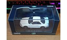 Nissan Skyline GT-R (BNR32) WHITE, Ebbro, 1:43, металл,, масштабная модель, scale43