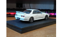 Nissan Skyline GT-R (BNR32) WHITE, Ebbro, 1:43, металл,, масштабная модель, scale43