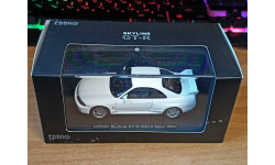 Nissan Skyline GT-R (R33) V spec WHITE, Ebbro, 1:43, металл,