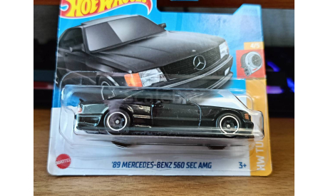 Mercedes-Benz 560 SEC AMG 1989 HotWheels, масштабная модель, Hot Wheels, scale43
