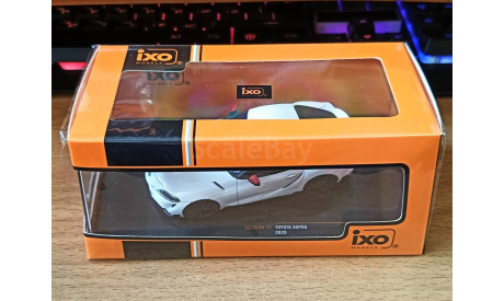 Toyota Supra 2020, IXO, 1:43, металл, масштабная модель, scale43, IXO Road (серии MOC, CLC)