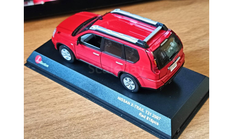 Nissan X-Trail T31 2007, Red, J-collection, 1:43, металл, масштабная модель, scale43