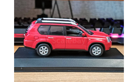 Nissan X-Trail T31 2007, Red, J-collection, 1:43, металл, масштабная модель, scale43