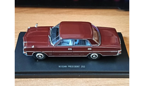 Nissan President 252 Brown, Ebbro, 1:43, металл, масштабная модель, scale43
