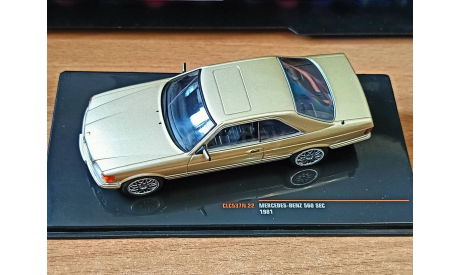 Mercedes-Benz 560 SEC 1981, IXO, 1:43, металл, масштабная модель, IXO Road (серии MOC, CLC), scale43