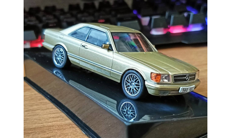Mercedes-Benz 560 SEC 1981, IXO, 1:43, металл, масштабная модель, IXO Road (серии MOC, CLC), scale43