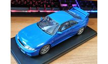 Nissan Skyline GT-R R33, 1995, WhiteBox, 1:24, Металл, масштабная модель, Kyosho, scale18