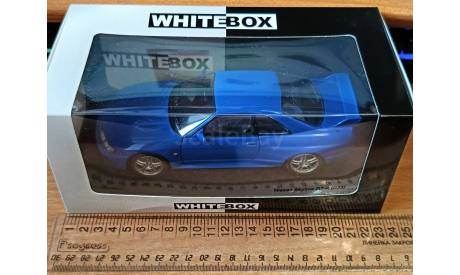 Nissan Skyline GT-R R33, 1995, WhiteBox, 1:24, Металл, масштабная модель, Kyosho, scale18