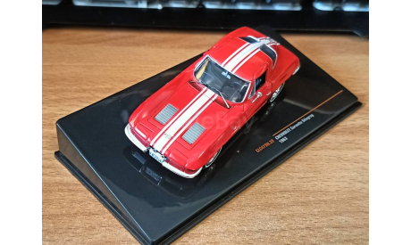 Chevrolet Corvette Stingray Coupe C2 (1963), IXO, 1:43, металл, масштабная модель, IXO Road (серии MOC, CLC), scale43