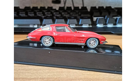 Chevrolet Corvette Stingray Coupe C2 (1963), IXO, 1:43, металл, масштабная модель, IXO Road (серии MOC, CLC), scale43