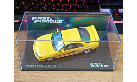 Nissan Skyline R33, 1:43, металл Fast&Furious, масштабная модель, IXO Road (серии MOC, CLC), scale43