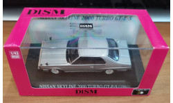 Nissan Skyline 2000 Turbo GT-E-S 1980, Aoshima Dism, 1:43, металл