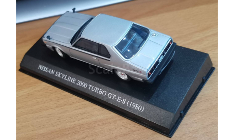 Nissan Skyline 2000 Turbo GT-E-S 1980, Aoshima Dism, 1:43, металл, масштабная модель, scale43