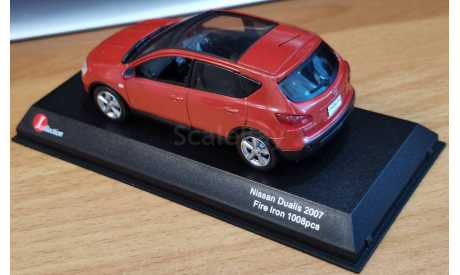Nissan Dualis 2007, Fire Iron, Kyosho, 1:43, металл, масштабная модель, scale43