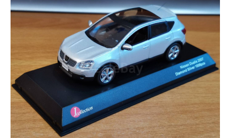 Nissan Dualis 2007, Diamond silver, Kyosho, 1:43, металл, масштабная модель, scale43