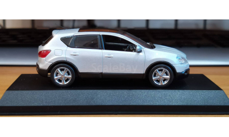 Nissan Dualis 2007, Diamond silver, Kyosho, 1:43, металл, масштабная модель, scale43