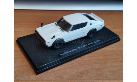 Nissan Skyline 2000 GT-R KPGC110 1973, EBBRO 1:43 металл, масштабная модель, scale43