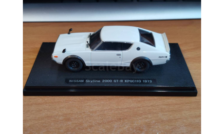 Nissan Skyline 2000 GT-R KPGC110 1973, EBBRO 1:43 металл, масштабная модель, scale43