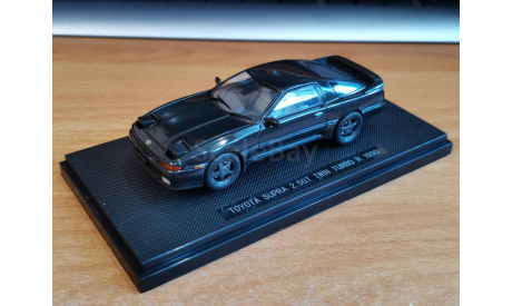 Toyota Supra 2,5GT Twin Turbo R JZA70 1990, Dark Green, Ebbro, 1:43, металл, масштабная модель, scale43