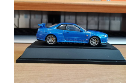 Nissan Skyline GT-R R34 V-spec, Ebbro, металл, 1:43, масштабная модель, scale43