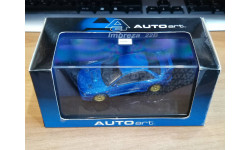 Subaru Impreza 22B, Blue, Autoart, 1:43, Металл