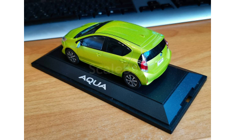 Toyota Aqua, 1:30, металл, дилерский цветовой пробник, масштабная модель, scale30, dealer