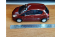 Toyota Vitz, 1:24, металл, дилерский цветовой пробник, масштабная модель, 1/24