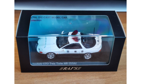 Mitsubishi GTO Twin Turbo MR (Z15A) Patrol Car 1997, RAI’S, 1:43, металл, масштабная модель, scale43, Kyosho