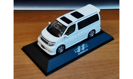 Nissan Elgrand E51 Kenstyle, White Perl, Aoshima, 1:43, металл, масштабная модель, scale43