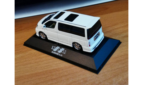Nissan Elgrand E51 Kenstyle, White Perl, Aoshima, 1:43, металл, масштабная модель, scale43
