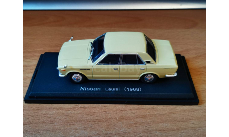 Nissan Laurel, 1968, Norev, 1:43, металл, масштабная модель, scale43, Hachette