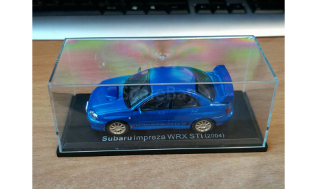 Subaru Impreza WRX STI, 2004,1:43, металл, масштабная модель, scale43, Hachette