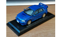 Subaru Impreza WRX STI, 2004,1:43, металл, масштабная модель, scale43, Hachette