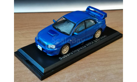 Subaru Impreza WRX STI, 2004,1:43, металл, масштабная модель, scale43, Hachette
