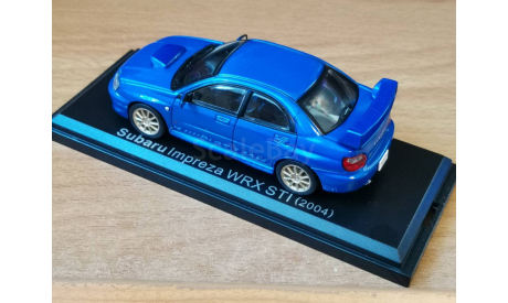 Subaru Impreza WRX STI, 2004,1:43, металл, масштабная модель, scale43, Hachette