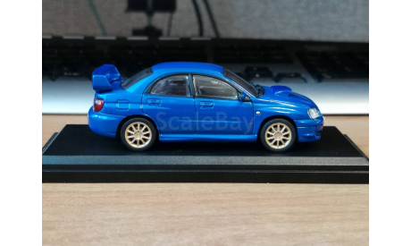Subaru Impreza WRX STI, 2004,1:43, металл, масштабная модель, scale43, Hachette