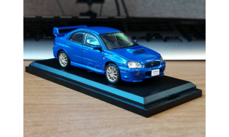 Subaru Impreza WRX STI, 2004,1:43, металл, масштабная модель, scale43, Hachette