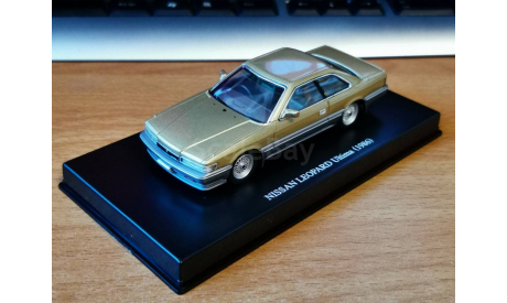 Nissan Leopard Ultima 1988, Aoshima Dism, 1:43, металл, масштабная модель, scale43