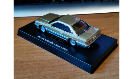 Nissan Leopard Ultima 1988, Aoshima Dism, 1:43, металл, масштабная модель, scale43