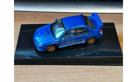 Subaru Impreza WRX Sti, 2006, Blue, Autoart, 1:43, Металл, масштабная модель, scale43