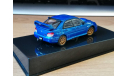 Subaru Impreza WRX Sti, 2006, Blue, Autoart, 1:43, Металл, масштабная модель, scale43