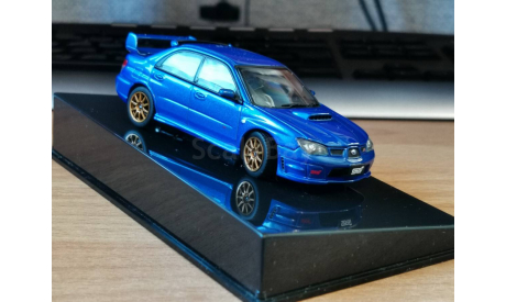 Subaru Impreza WRX Sti, 2006, Blue, Autoart, 1:43, Металл, масштабная модель, scale43