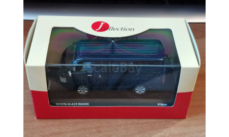 Toyota Hiace Wagon 2005, Dark Blue, J-Collection, 1:43, металл, масштабная модель, scale43