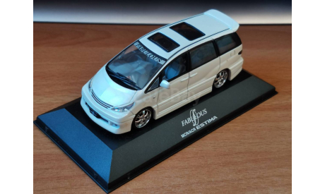 Toyota Estima VIP, Aoshima, 1:43, металл, масштабная модель, scale43