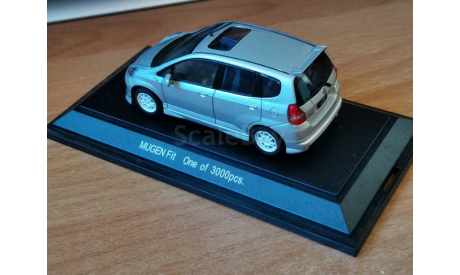 Honda Fit Mugen, Ebbro, 1:43, металл, масштабная модель, scale43