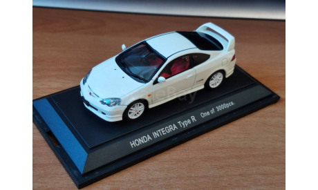 Honda Integra Type R, White, Ebbro, 1:43, Металл, масштабная модель, scale43