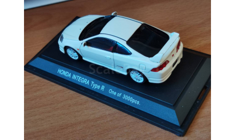 Honda Integra Type R, White, Ebbro, 1:43, Металл, масштабная модель, scale43